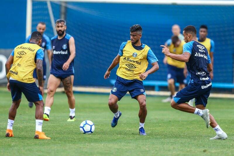 Grêmio faz treino com portões fechados antes de enfrentar o Sport