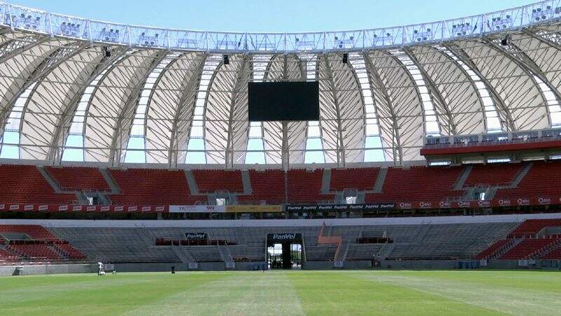 Inter inicia retirada de cadeiras em setor sul do Beira-Rio