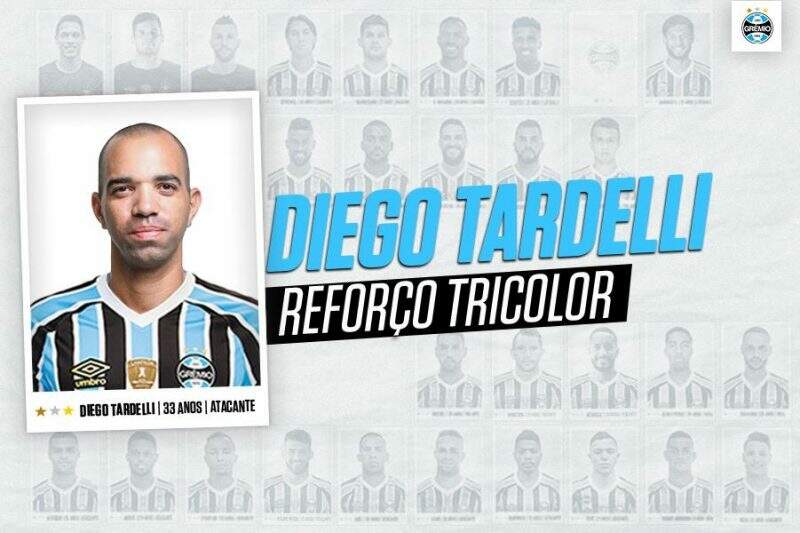 Grêmio confirma contratação de Diego Tardelli