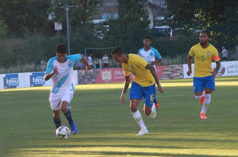 brasil-vs-guatemala Com Iago e Matheus Henrique, Seleção Olímpica vence Guatemala na estreia