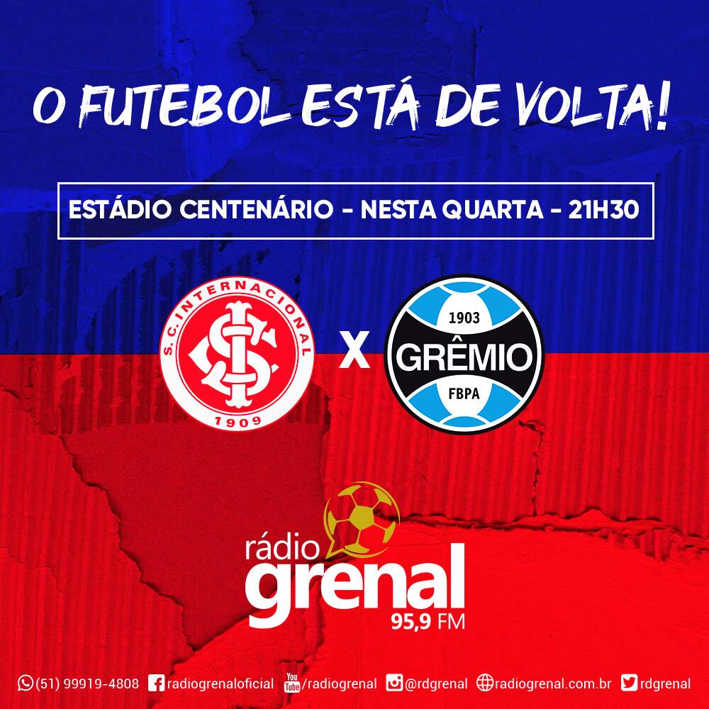 Rádio Grenal inicia a transmissão do Grenal de hoje a partir das